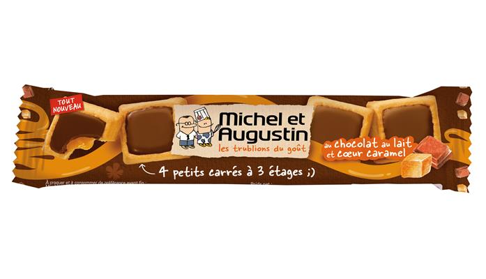 Carré chocolat Michel et Augustin chocolat caramel - Photo 1