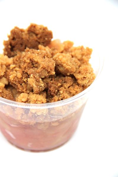 Crumble pomme framboise - Photo 1