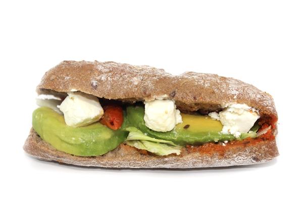 Sandwich chèvre avocat - Photo 1